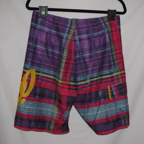 Mens' Nike 6.0 Spell Out Geometric Pattern Board Shorts Swim Trunks Size 20 - Picture 3 of 11